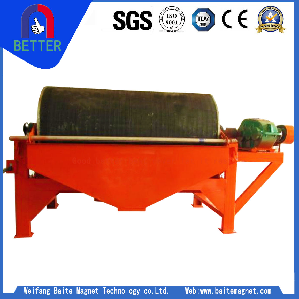   Introduction for Steel slag magnetic separator 